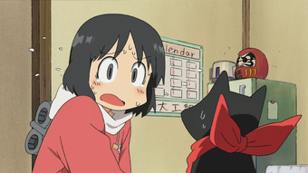 Nichijou Episode 6 Nichijou Wiki Fandom Ah the legendary deer suplex. nichijou episode 6 nichijou wiki fandom