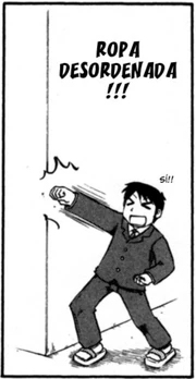 Takasaki imaginando a  con ropa casual
