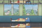Triple bunk bed!