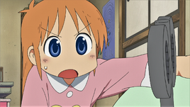 Hakase promising Nano to build a cavity feature for her