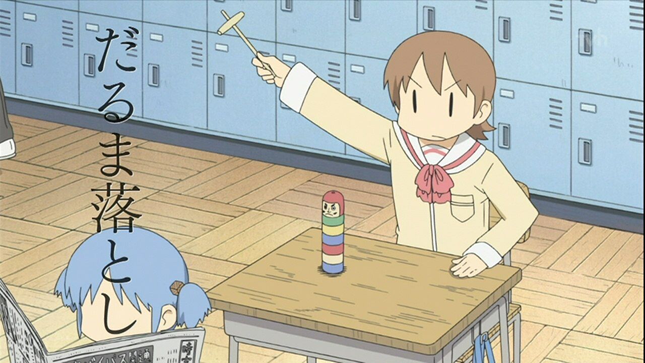 Игра Дарума Отоси | Nichijou Wiki | Fandom