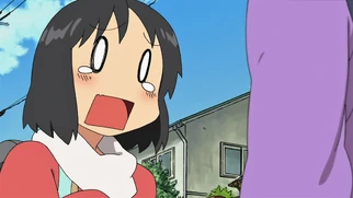 Nano realizing that her arm has been taken