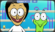 Sanjay and Craig distracting the player