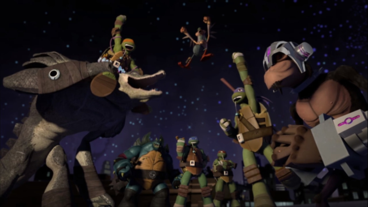 TMNT 2012 Episode 1: Four Turtles in a Big City!!