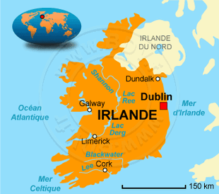 Géographie de l'Irlande (pays) — Wikipédia