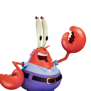 Mr. Krabs' neutral dialogue render.