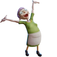 Gertie's happy dialogue render