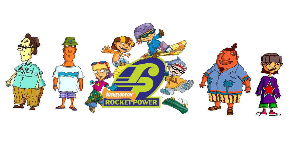 Nickelodeon Mens' Rocket Power Otto Regina Maurice Sam Character