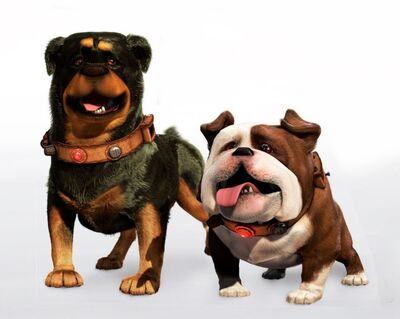 Beta & Gamma the Dogs | Nickelodeon Movies Wiki | Fandom