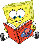 SpongeBob Reading A Book
