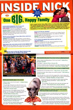 Inside Nick Nickelodeon Magazine Yours mine and Ours November 2005