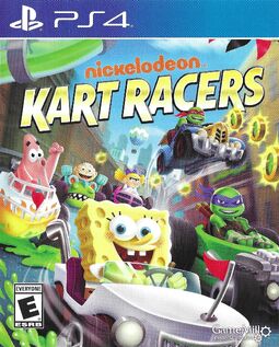 Nickelodeon Kart Racers PlayStation 4 front cover