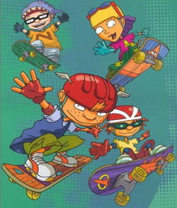 rocket power sam skateboarding