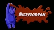 The first logo with the blue rhino, as seen in Harriet the Spy.