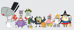 SpongeBob cast in Halloween costumes