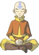 Aang Meditating