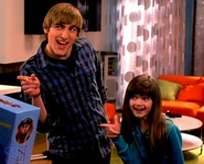 Ciara with Kendall Schmidt on Big Time Rush