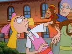 Helga and a monkey