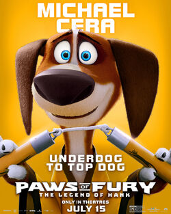 Chuck (Paws of Fury: The Legend of Hank), Nickelodeon