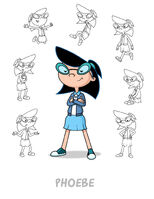 Phoebe's slightly redesigned appearance for Hey Arnold!: The Jungle Movie