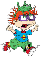 Chuckie Finster with frog