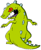 Reptar looking back