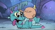 Lily befriends the newborn dragon Lela.
