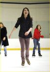 Miranda Cosgrove ice skating