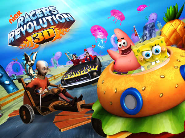 spongebob squarepants car racing games