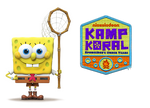 Spongebob with Kamp Koral logo