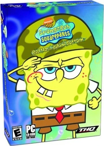 Bob L'Éponge : Bataille Pour Bikini Bottom Sur PS2 - Jeu Complet En Très Bon état