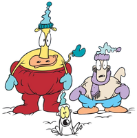 Rocko, Heffer and Spunky Winter Clothes