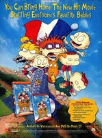 Rugrats in Paris movie dvd vhs advertisement from nickelodeon Magazine april 2001