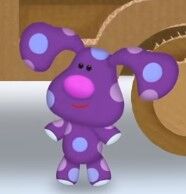 Unnamed Purple Polka Dots LookalikeResembles Polka Dots Appears in the Blue's Clues & You! episode "Blue's Anywhere Box Surprise"