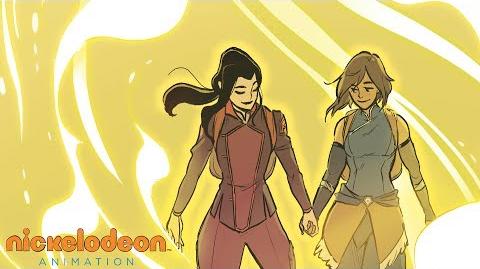 "Turf Wars Part One" Graphic Novel Motion Comic The Legend of Korra Nick Animation