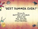 Best Summer Ever?