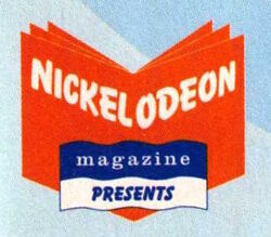 Nickelodeon Magazine Presents logo with book