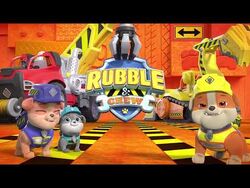  Nickelodeon, pilotos de la Patrulla Canina, Rubble