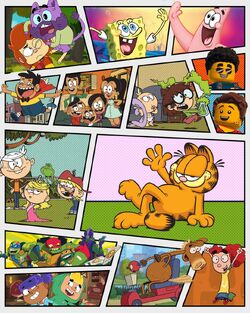 Modern Nicktoons welcome Garfield