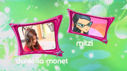 Daniella Monet recording for Mitzi.