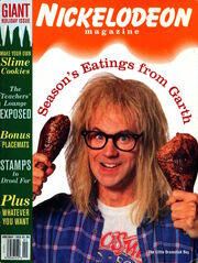 Nickelodeon Magazine cover Holiday 1993 Dana Carvey Garth Algar Waynes World