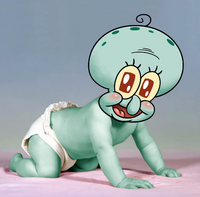 Baby SquidwardAppears in US airings of "SpongeBob in RandomLand"