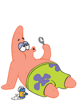 Patrick Blowing Bubbles