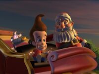 Santa with Jimmy Neutron