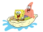 SpongeBob And Patrick In Clam Shell