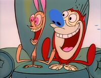 Ren and Stimpy overjoyed