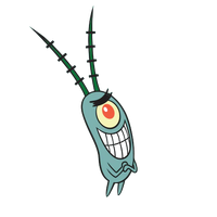 Plankton rubbing hands