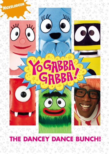 Personalized Yo Gabba Gabba! Music Notes Blue Toy Caddy 