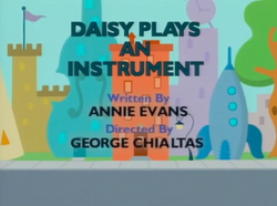 Daisy Plays an Instrument