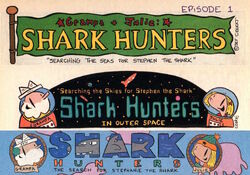 Grampa Julie Shark Hunters Intro Panels for all 3 story arcs